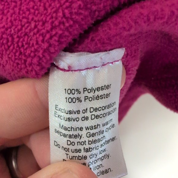 Eddie Bauer Women's Pink‎ Quarter-Zip Fleece Pullover XL - Picture 8 of 8